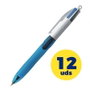 Bic Bolígrafo Retráctil Grip 4 Colores Punta Media 1 mm